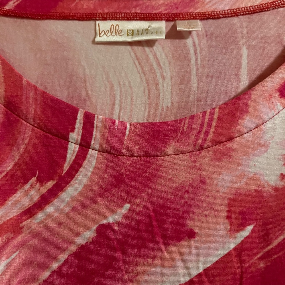 NWOT belle by Kim Graver colorful top. Size L - Picture 3 of 7